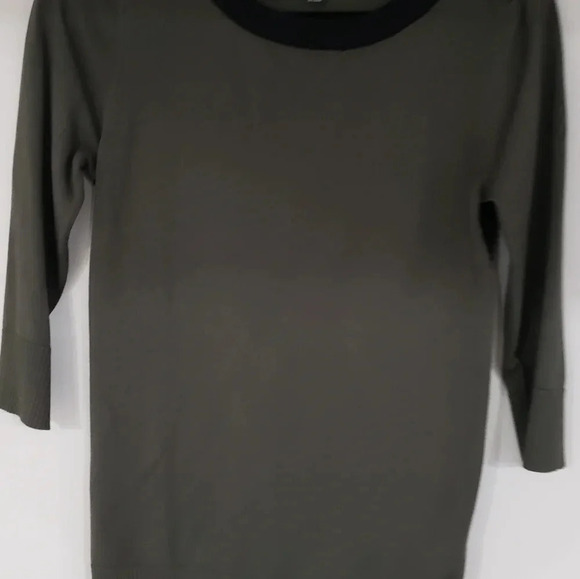 (1)Cable and Gauge Dark Green Womans  M/M Top - Picture 1 of 4